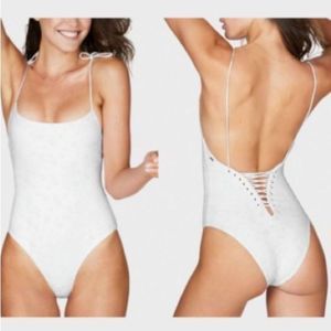 Bond-Eye one piece eyelit swimsuit